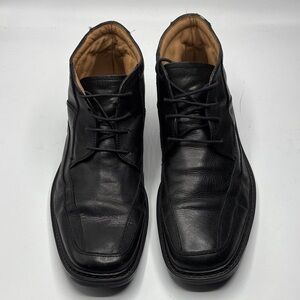 Vintage Structure Men’s Size 11 Black Leather 4 Eyelet Italian Made Chukka Boot